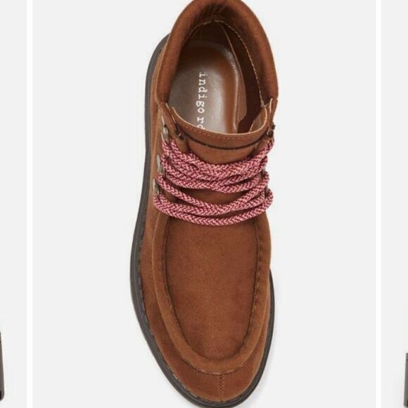 New Indigo Rd. Windsor 2 Brown hiking Boots high top sneakers suede WALLABEES 7 - Picture 4 of 6